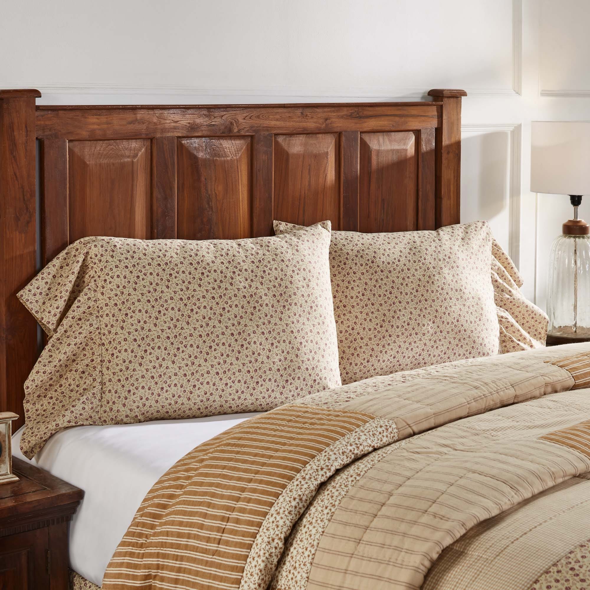 Camilia Ruffled Standard Pillow Case Set of 2