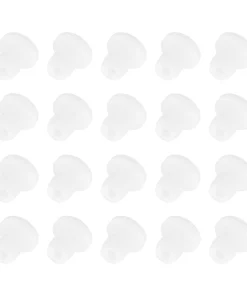 20PCS Silicone Plugs, Salt Shakers Hollow Stopper for Flower Pot, White