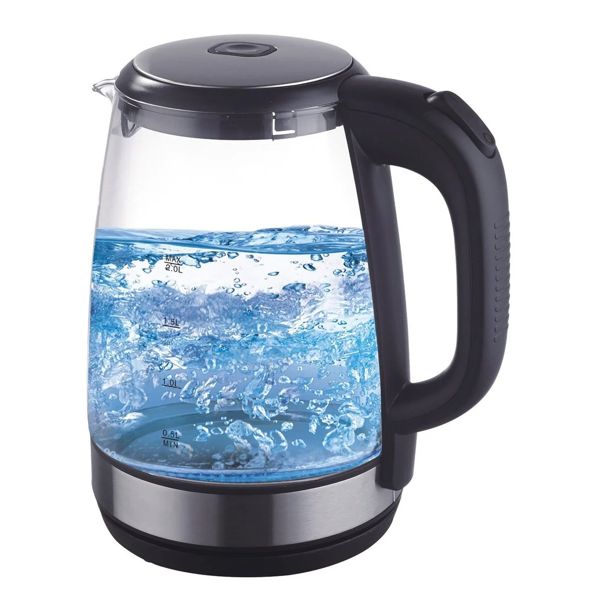 2.1Qt 1500W Glass Electric Kettle Fast Boiling
