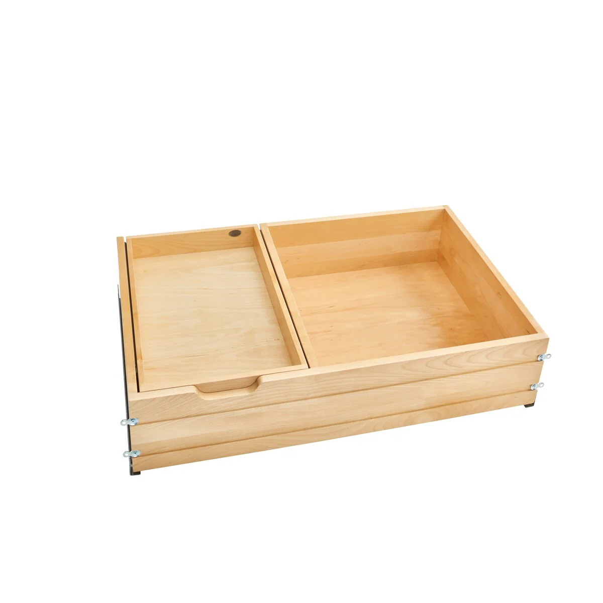 34.5 in Frameless Tiered Deep Drawer - 34.5"W x 22.19"D x 8"H