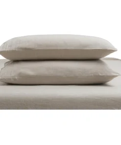 1 Pair of Pure Linen Pillowcases French Flax Bedding