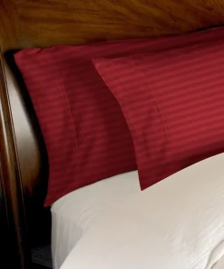 Kotter Home 650 Thread Count Striped Cotton Pillowcase Set