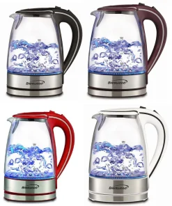 1.7L Electric Glass Kettle with LED Light