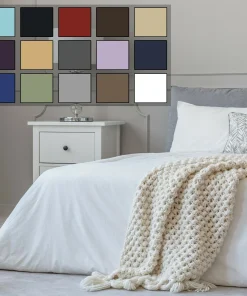 1800 Count Cotton Feel Bed Sheet Set Pillowcases Deep Pocket All Sizes