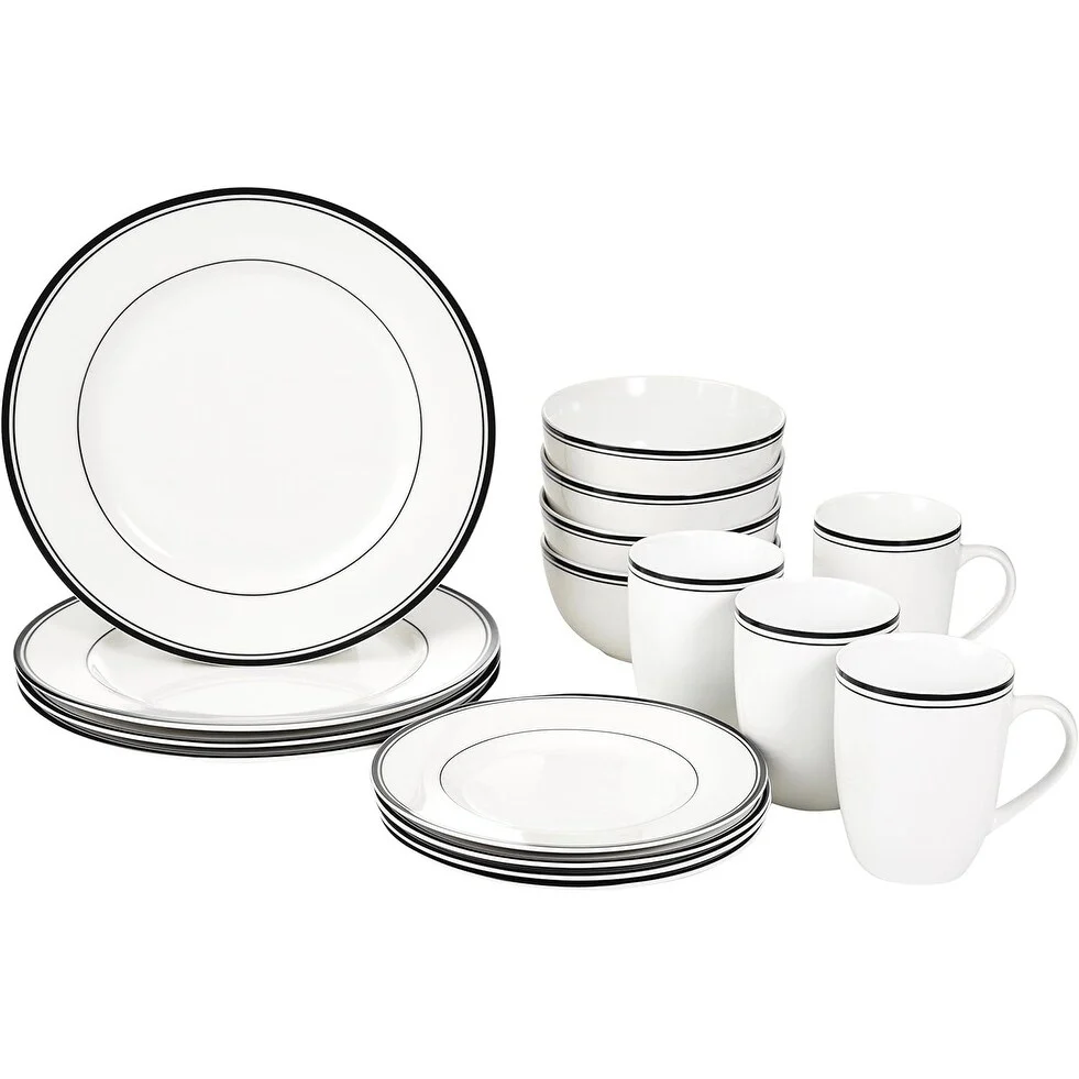 16-Piece Kitchen Dinnerware Set, Service for 4,