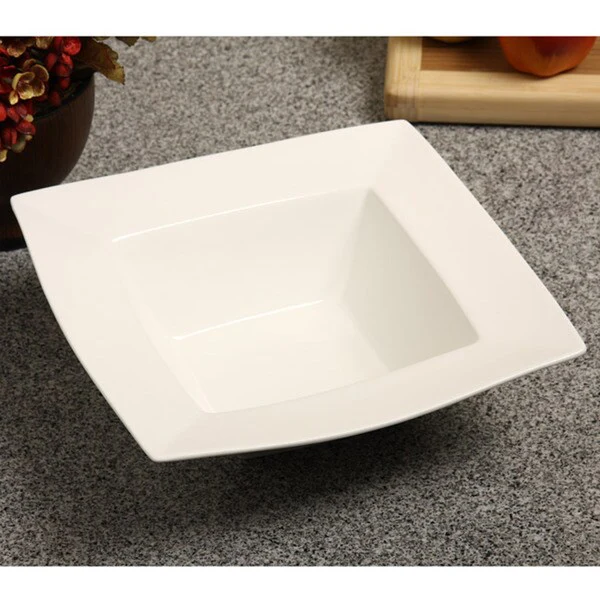 10 Strawberry Street Whittier 12-inch Square Rim Bowl (Set of 2)