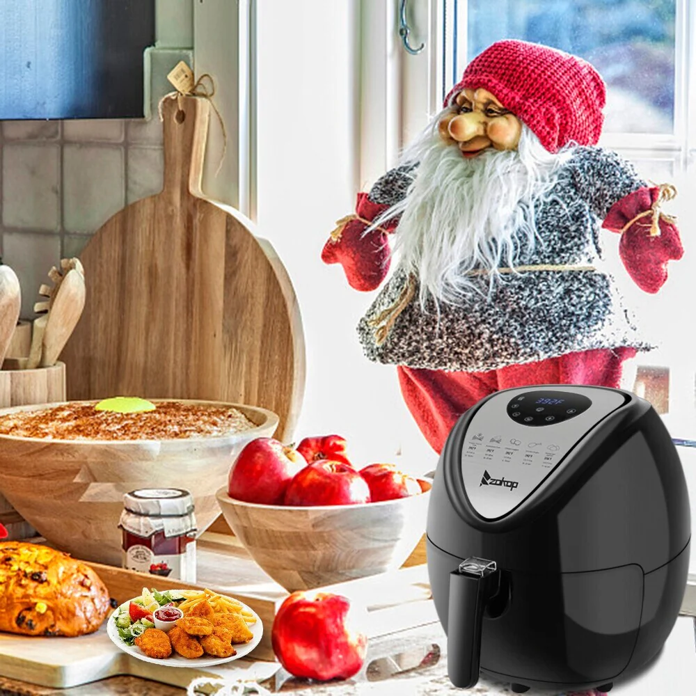 1800W Black Air Fryer