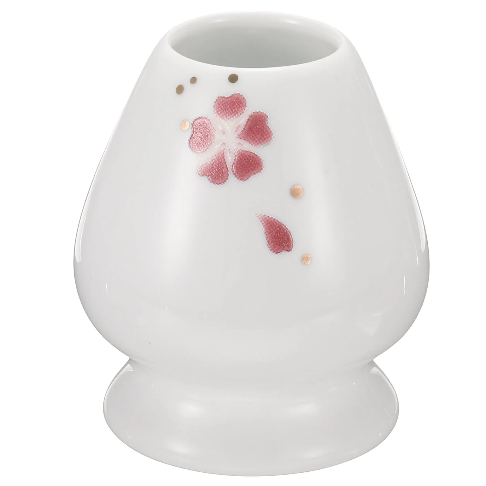 Ceramic Chasen Stand Matcha Whisk Holder Teas Set Whisks Stand Cherry