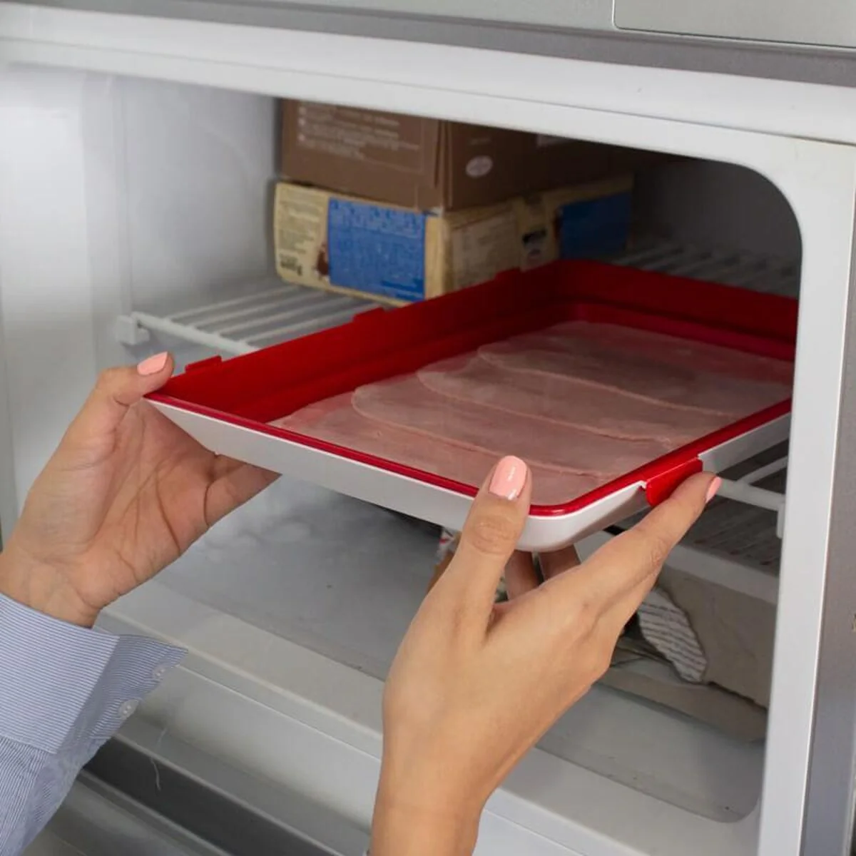 Food Sealing Preservation Tray Reusable Container Food Saver 2 pack