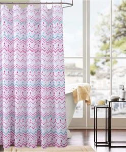 Classic Chevron 70 x 72 in. Printed Shower Curtain