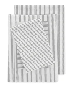 Clean Design Home x Martex Birch T300 Percale Sheet Set