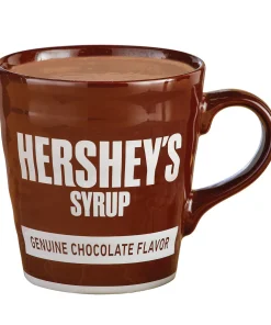Hershey's Syrup Vintage Ceramic Coffee Mug - 5.51 x 4.84 x 4.8