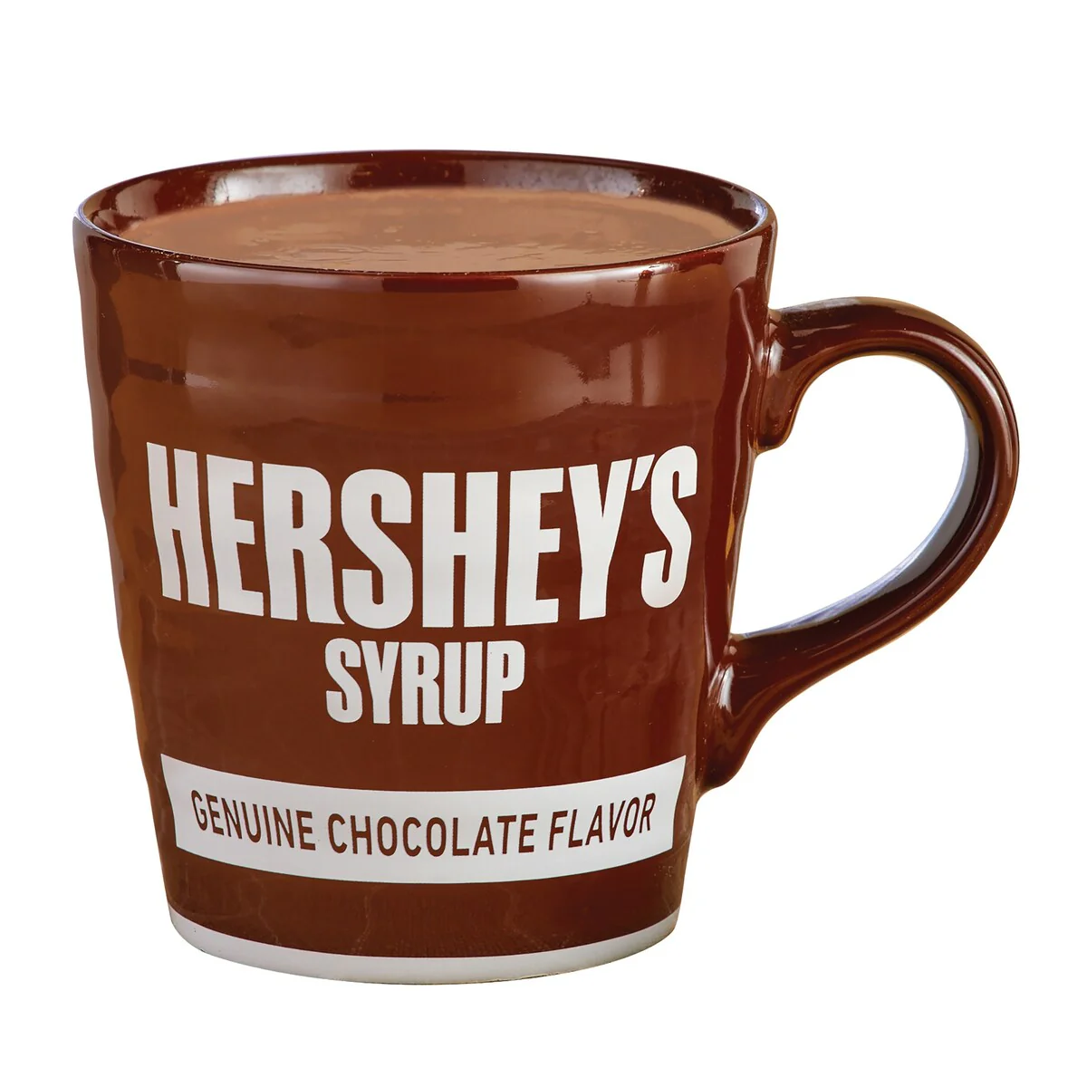 Hershey's Syrup Vintage Ceramic Coffee Mug - 5.51 x 4.84 x 4.8