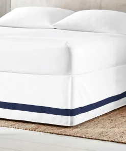 Everhome Emory Hotel Border 15 Inch Bed Skirt