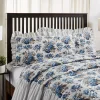 Annie Floral Sham - Blue or Portabella