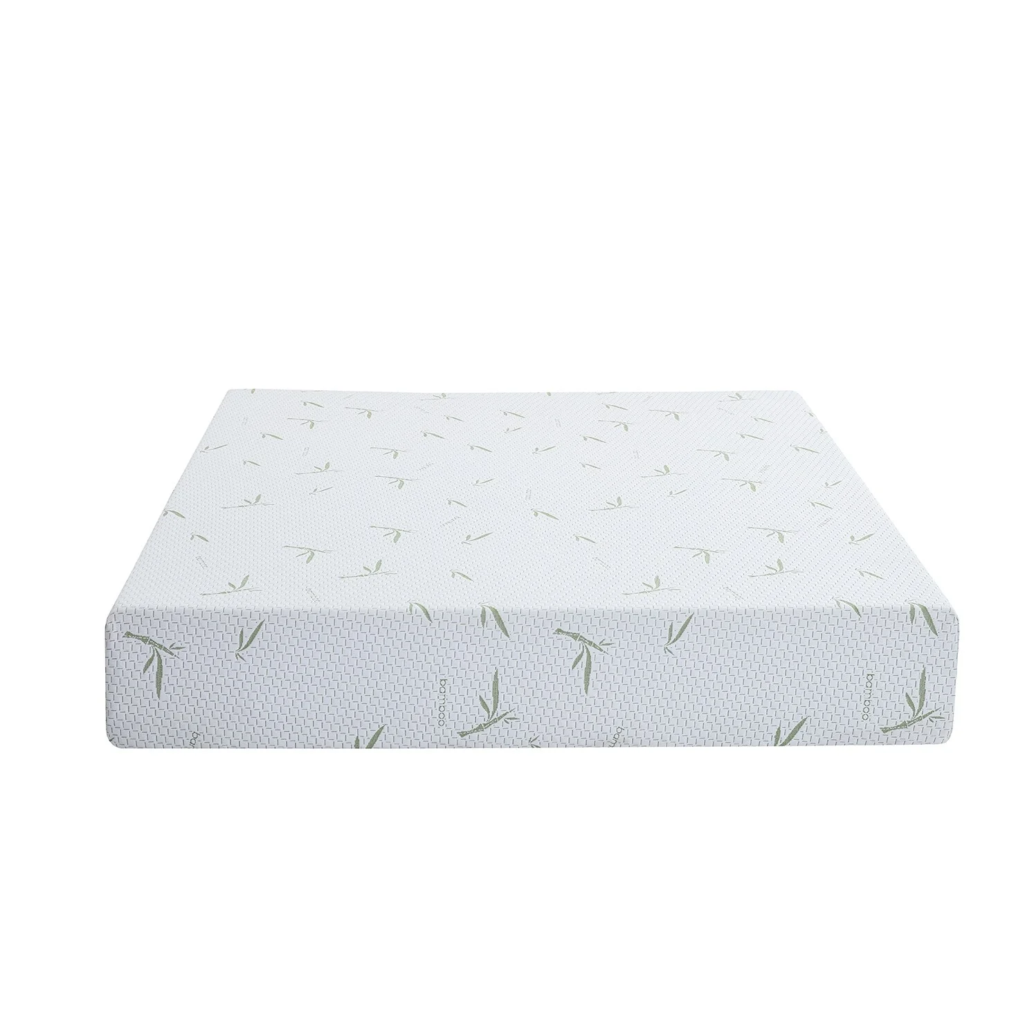 10" Bamboo Memory Foam Mattress, Breathable and Supportive, Cool Sleep