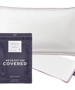 Lincove 100% Cotton Sateen Pillow Protector Cover - 500 Thread Count Luxury Cotton