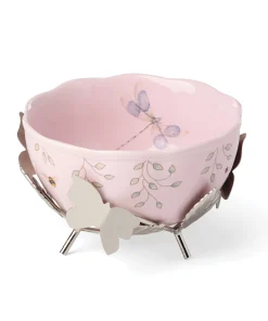 Lenox Butterfly Meadow 25th Anniversary Bowl with Stand
