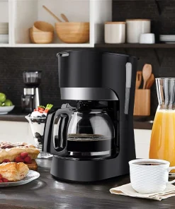 10-Cup Coffee Maker, Drip One Button Easy Use Coffeemaker with Filter - 8' x 11'