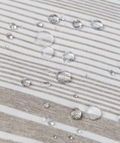 Beach Stripe Water Repellent Shower Curtain