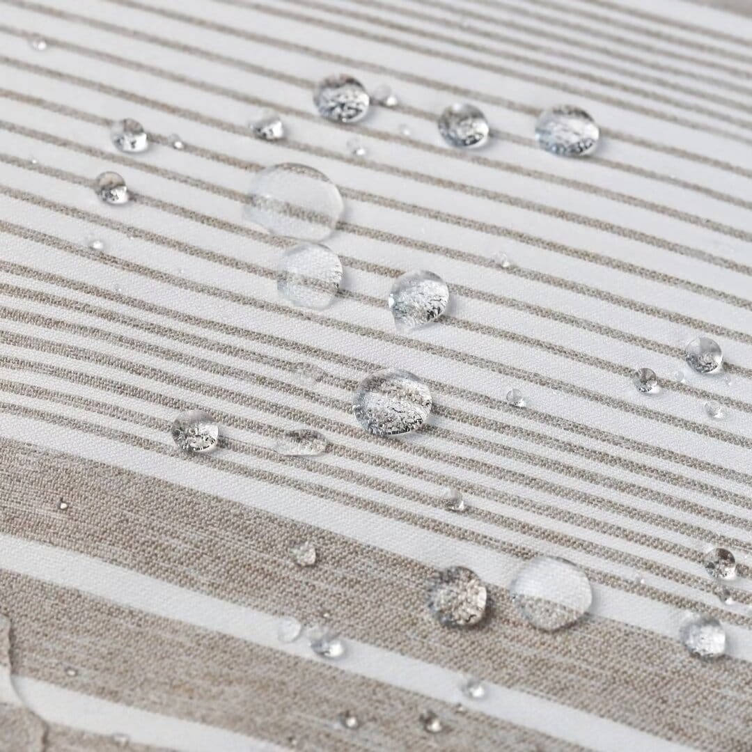 Beach Stripe Water Repellent Shower Curtain