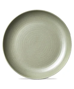 Green Brooklyn Melamine Plastic Dinning Dinner Plate Dishwasher Safe Indoor/Outdoor 11x11 inch Dinner Plate