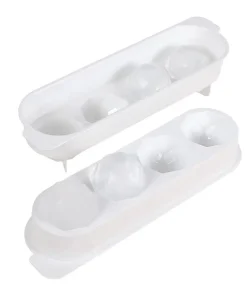 4 hole Large Sphere Ice Tray Mold Whiskey Big Ice Maker Ice Ball