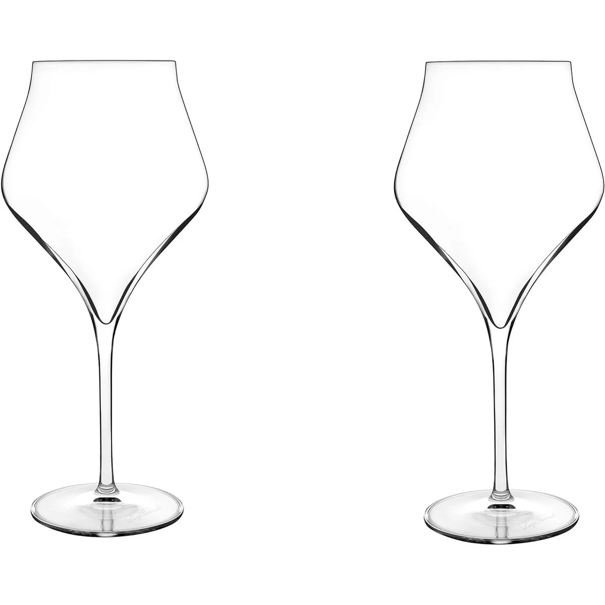 Luigi Bormioli Supremo Burgundy Red Wine Glasses Set of 2 - 22 Oz