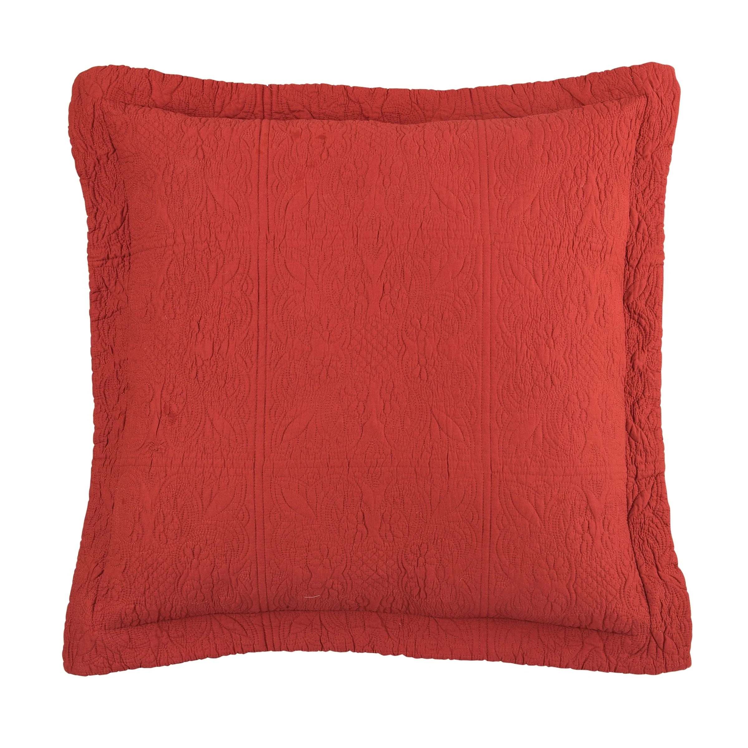 26" x 26" Paprika Matelasse Euro Sham