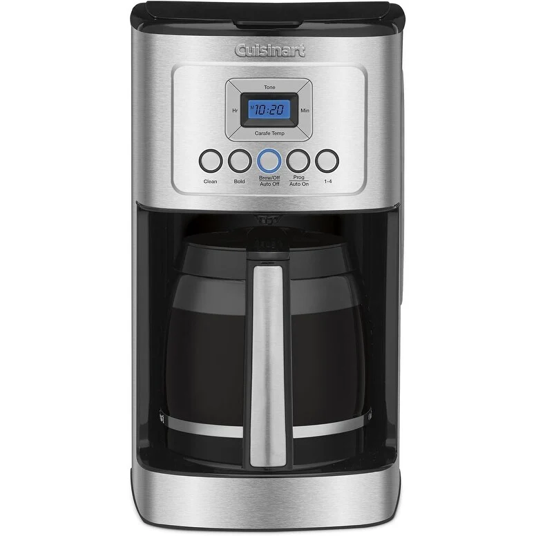 14-Cup Stainless Steel Coffee Maker, Glass Carafe, Fully Automatic, Brew Strength Control