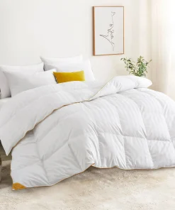 All Season 600 Fill Power 500 TC White Goose Down Comforter Duvet Insert