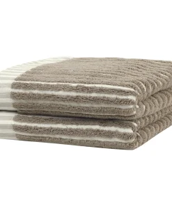 100% Cotton Striped Hand Towels, Soft Absorbent Quick Drying Towel Sets for Home, Hotel, Gym