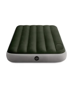 Intex 64763E Dura Beam Downy Air Mattress with Built In Pump, Queen (2 Pack)