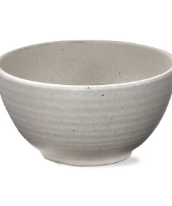 22 oz. 6 in. Cream Brooklyn Melamine Plastic Dinnerware Bowl Dishwasher Safe Indoor Outdoor - Beige