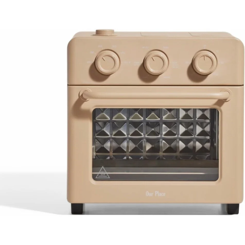 6-in-1 Compact Air Fryer Toaster Oven with Steam Infusion in Steam Finish