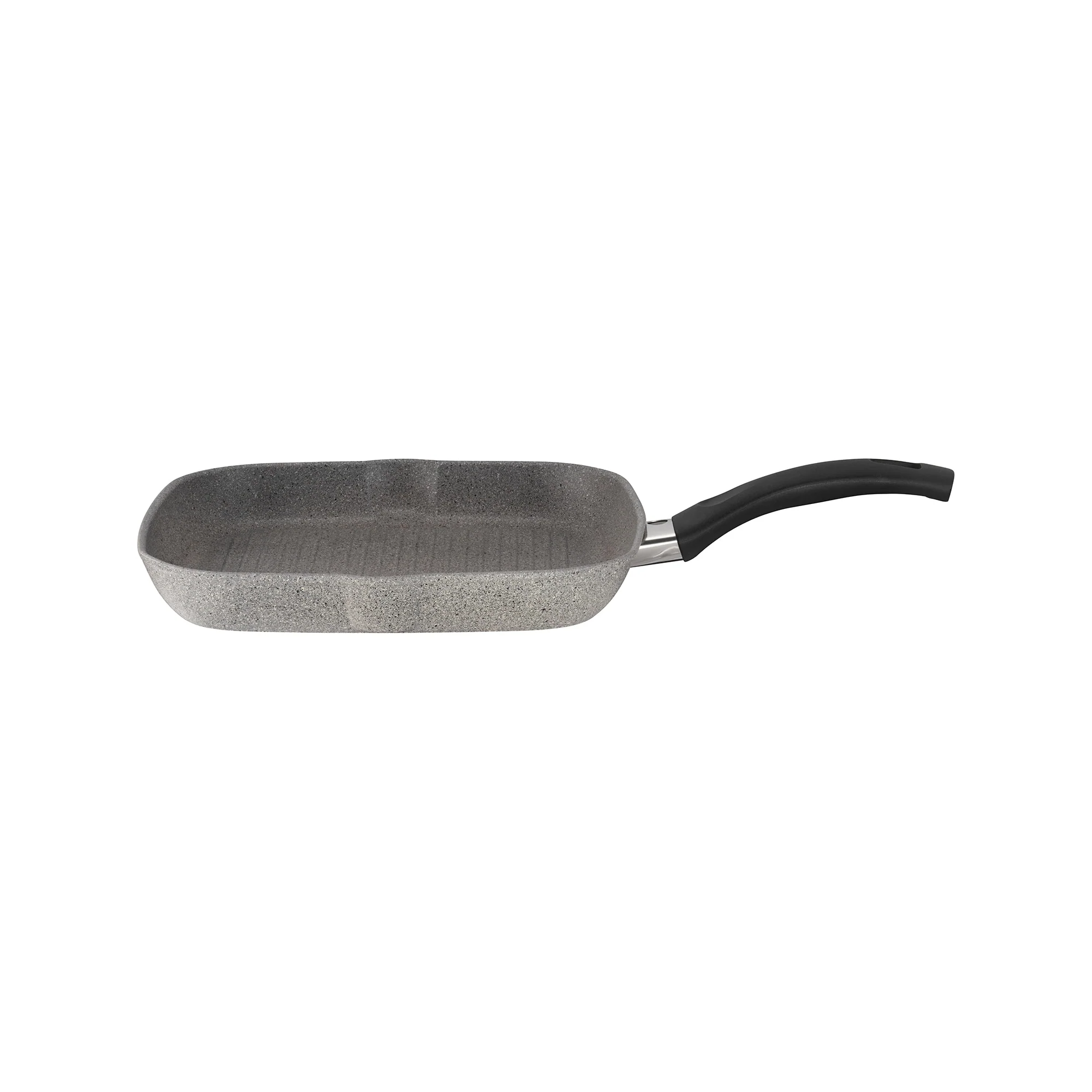 BALLARINI Parma by HENCKELS Forged Aluminum 11-inch Nonstick Grill Pan, Made in Italy - Granite