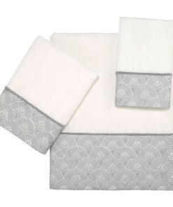 Avanti Linens Deco Shell 3-Piece Towel Set - Towel 3pc Set - B/H/FT