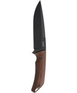 KA-BAR 6.25" Blade Jarosz Turok Knife w/ Sheath - Brown