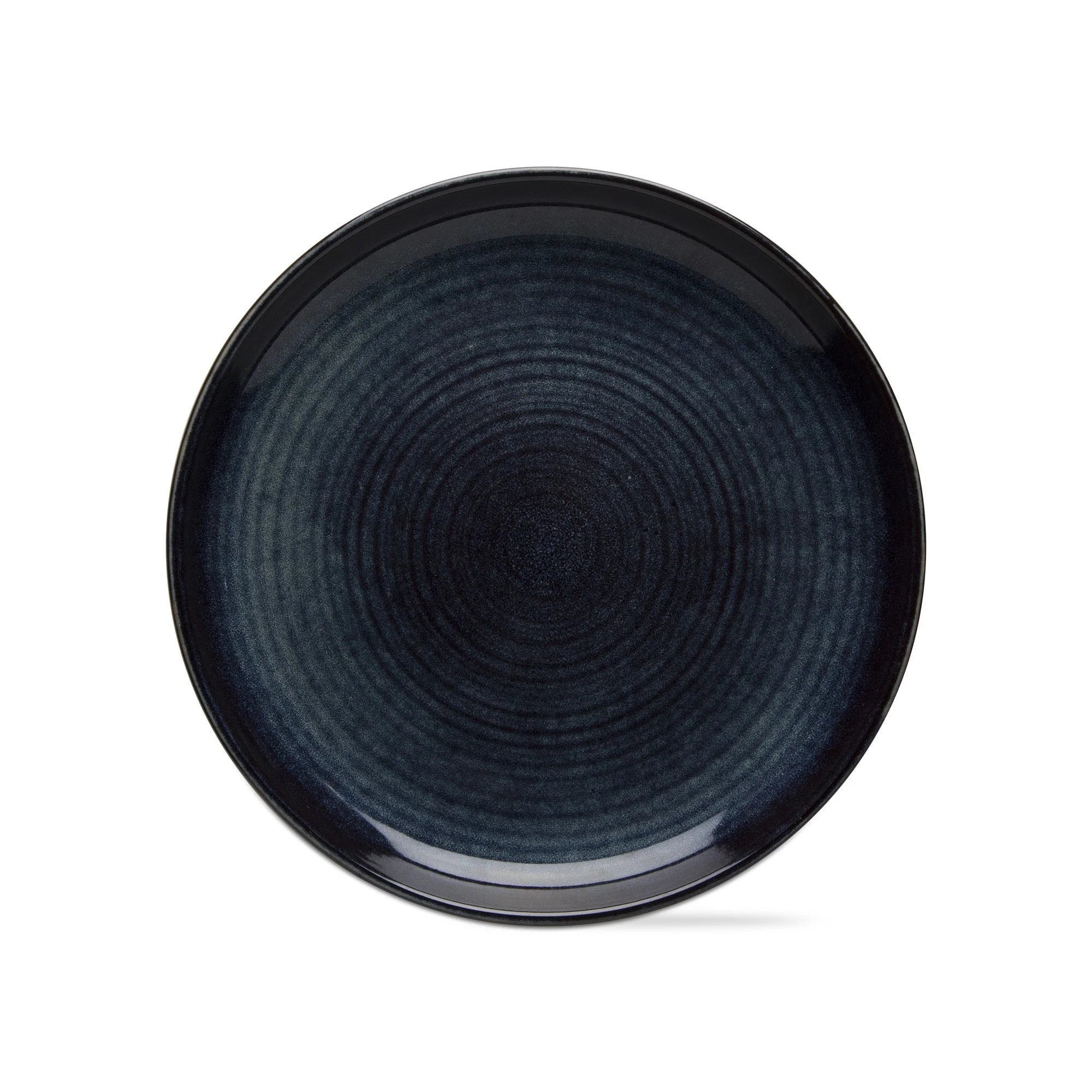 Loft Speckled Reactive Glaze Stoneware Dinnerware Plate 11.25 inch Midnight Blue Dishwasher Safe