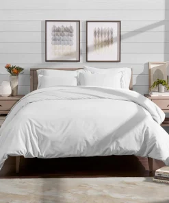 Bare Home Microfiber Duvet Cover & Insert Hypoallergenic Bedding Bundle