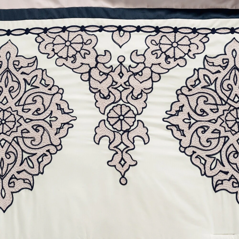 Gracewood Hollow Heco 7-piece Embroidered Comforter Set