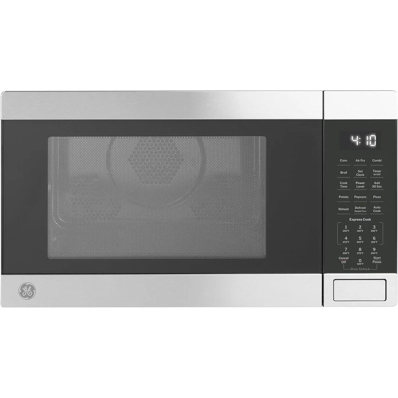1.0 Cu Ft 4-in-1 Microwave with Air Fryer, Broiler & Convection Modes, 1050W Stainless Steel