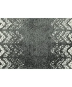 Absorbent Bath Mat Rug, Geometric Patterns Bathroom Mat, Non-Slip Carpet for Kitchen, Shower, Sink