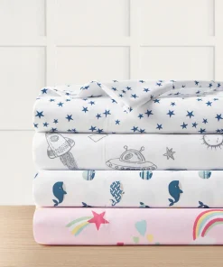 Intelligent Design Printed Microfiber Bed Sheet Set