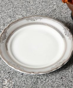 10 Strawberry Street Vanessa Platinum 9" Lucheon Plate (Set of 6)