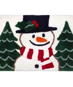 Avanti Linens Winter Snowman Rug
