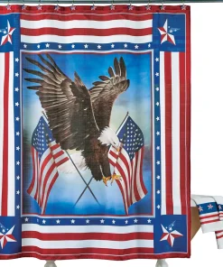 American Eagle Grommet Top Bathroom Shower Curtain