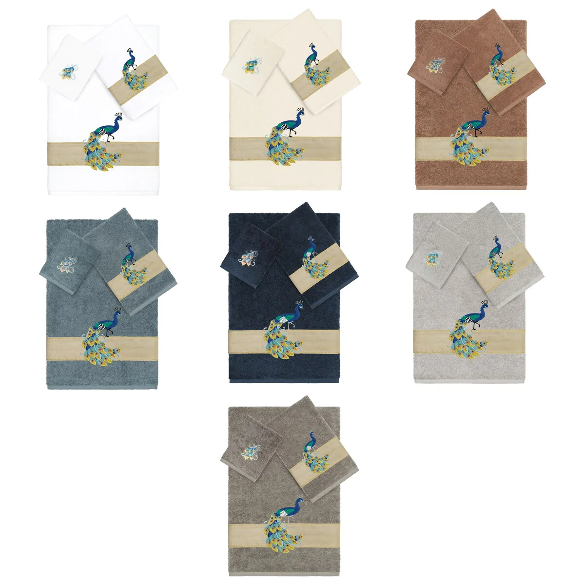 Authentic Hotel and Spa Turkish Cotton Penelope 3PC Towel Set