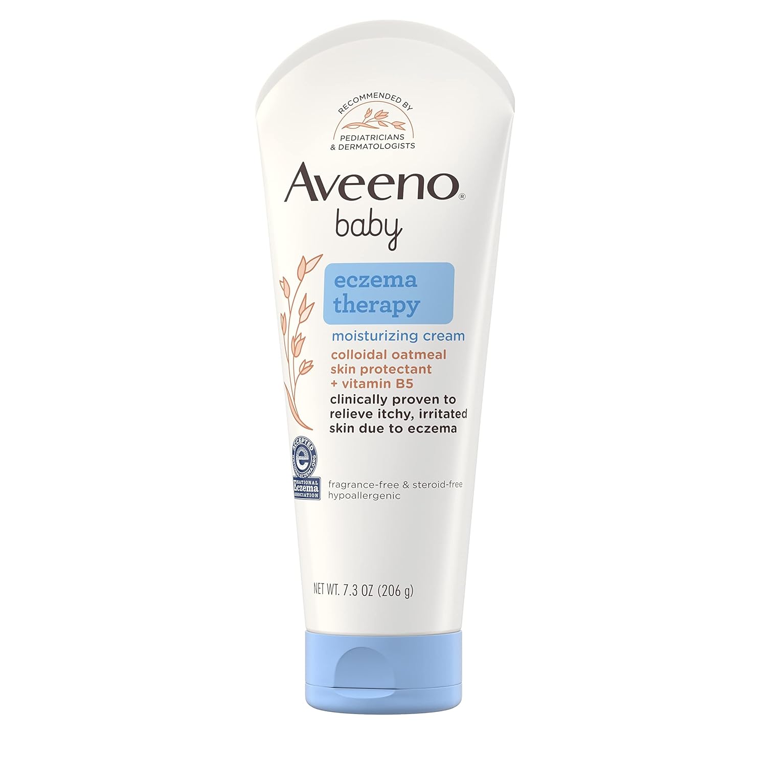 Aveeno Baby Eczema Therapy Moisturizing Cream, 7.3 Oz (Pack of 1) | Natural Colloidal Oatmeal, Vitamin B5 | HSA/FSA Eligible | Moisturizes, Relieves Dry, Itchy, Irritated Skin