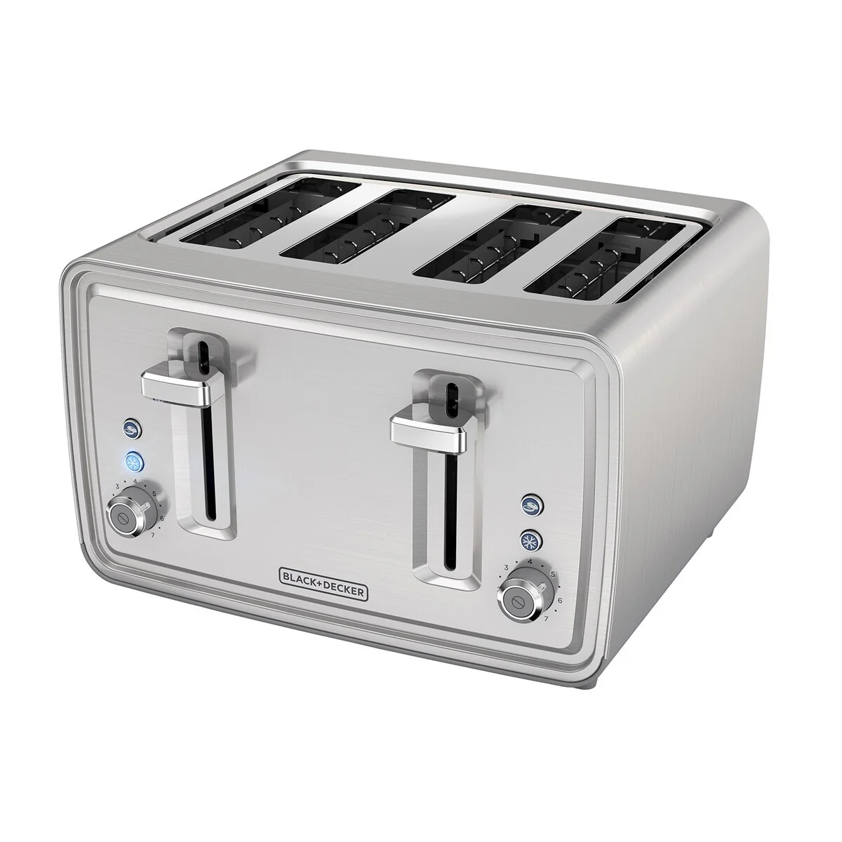 Black & Decker 4 Slice Toaster in Stainless Steel - 4 Slice